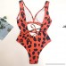 Women Cross Lace Bikini NDGDA Leopard Print Sexy Beach Swimsuit Multicolor B07PBVLR1X